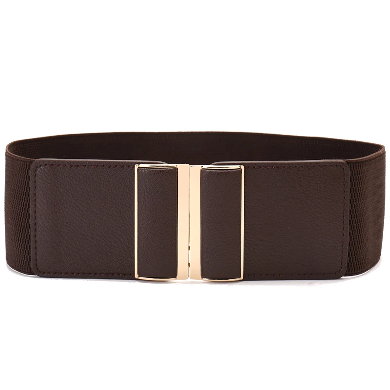 Women Wide Elastic Belt Cinch Waistband Stretch Dress Big size Ladies Waist Seal 9Colors