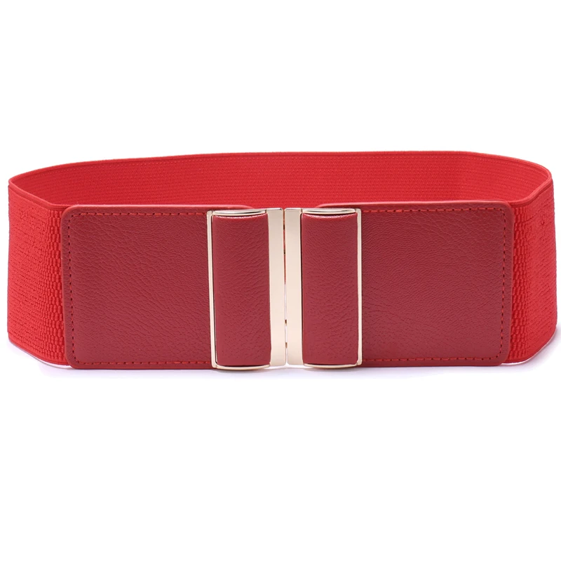 Women Wide Elastic Belt Cinch Waistband Stretch Dress Big size Ladies Waist Seal 9Colors