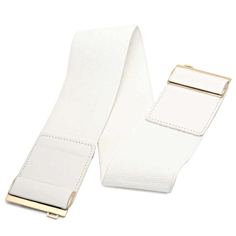 Women Wide Elastic Belt Cinch Waistband Stretch Dress Big size Ladies Waist Seal 9Colors