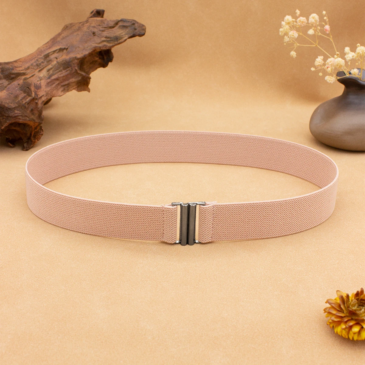 SISHION 2026 Fashion Elastic Waist Belt Fashion Women Pink Red Black White Belts Slim Corset Waistband Cummerbund YD0001Hei