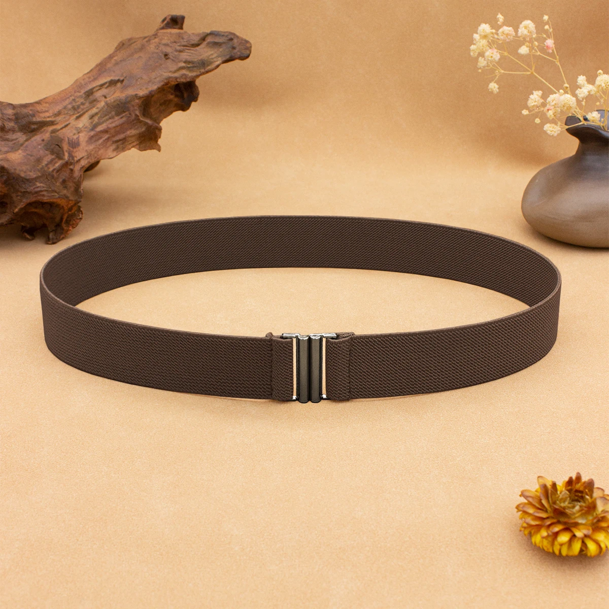 SISHION 2026 Fashion Elastic Waist Belt Fashion Women Pink Red Black White Belts Slim Corset Waistband Cummerbund YD0001Hei