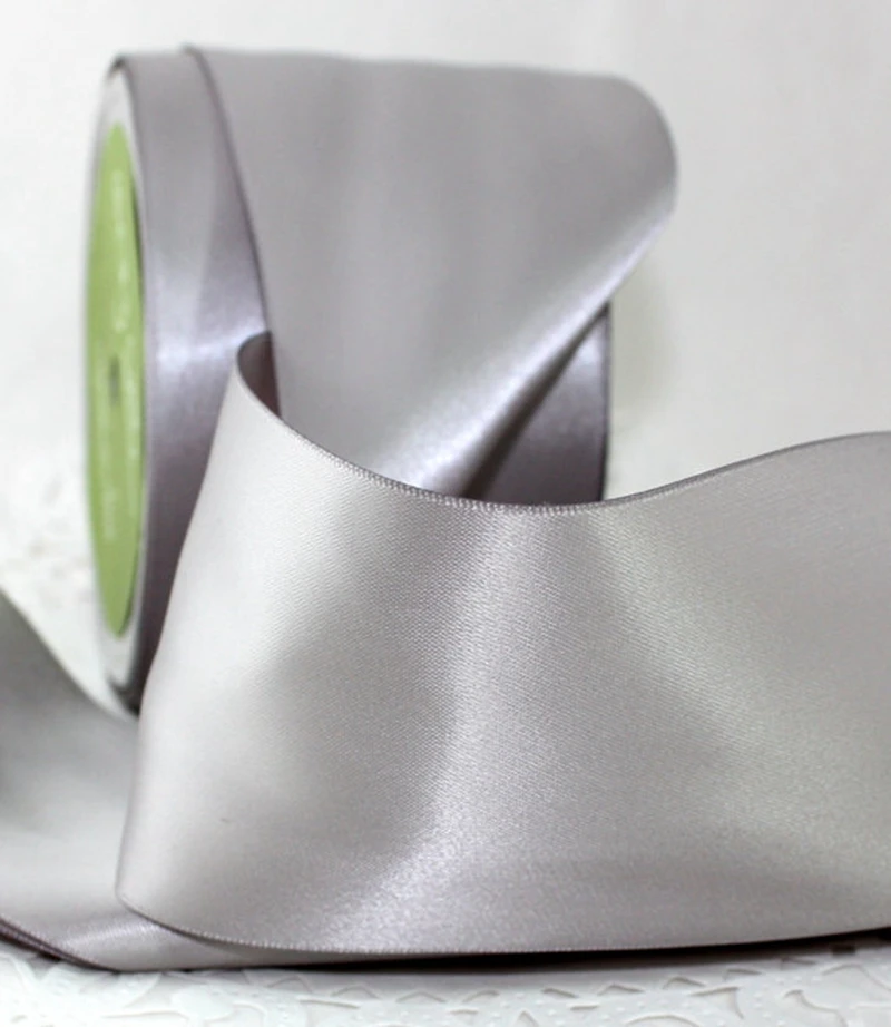 JLZXSY 3 Yard Satin Ribbon Wedding Belt/Bridal Sash/Evening Dress 5cm Duble Faced Satin Ribbon Choose Color