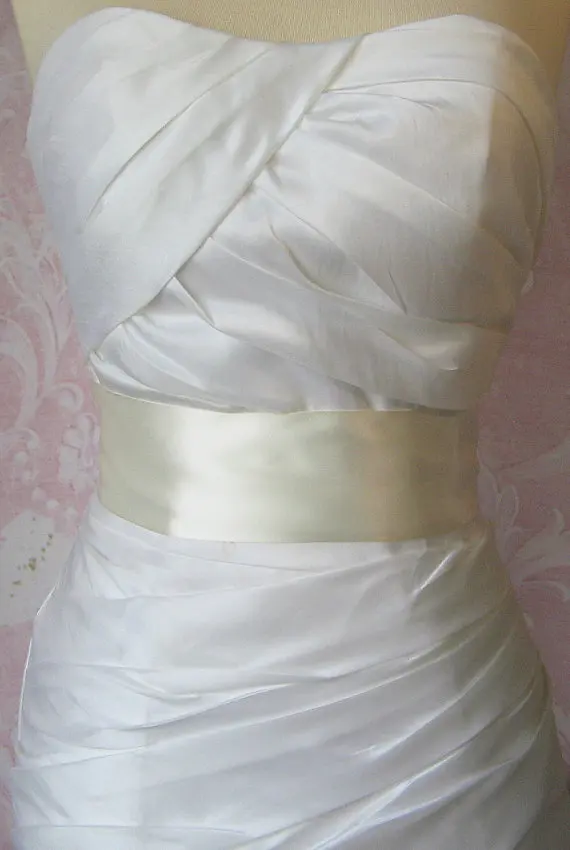 JLZXSY 3 Yard Satin Ribbon Wedding Belt/Bridal Sash/Evening Dress 5cm Duble Faced Satin Ribbon Choose Color