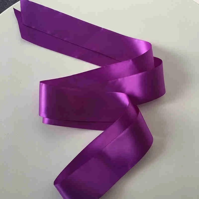 JLZXSY 3 Yard Satin Ribbon Wedding Belt/Bridal Sash/Evening Dress 5cm Duble Faced Satin Ribbon Choose Color