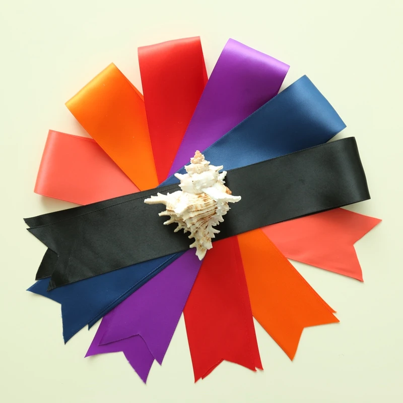 JLZXSY 3 Yard Satin Ribbon Wedding Belt/Bridal Sash/Evening Dress 5cm Duble Faced Satin Ribbon Choose Color