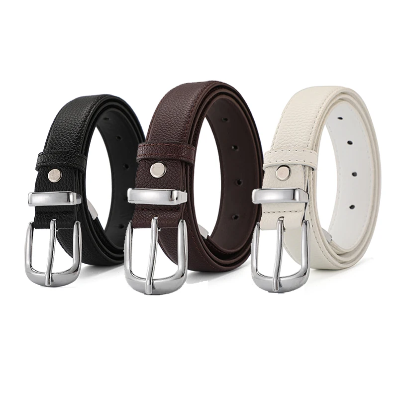 New Women Leather Belts High Quality Fashion Best Matching Dress Jeans Belts for Lady Women's Dress Luxury Designer Brand LB2146