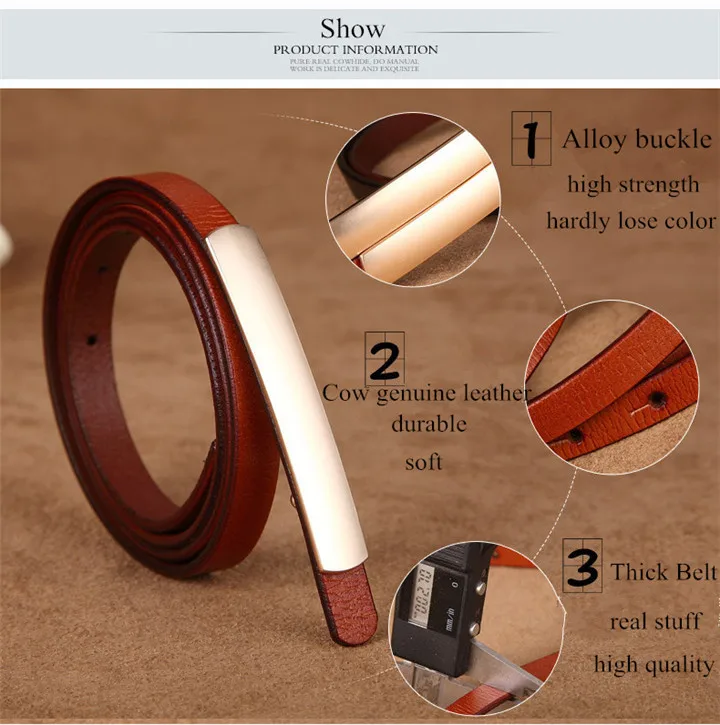 COWATHER Exquisite fashion style women belts cow genuine leather high grade quality alloy buckle new desgin free shipping