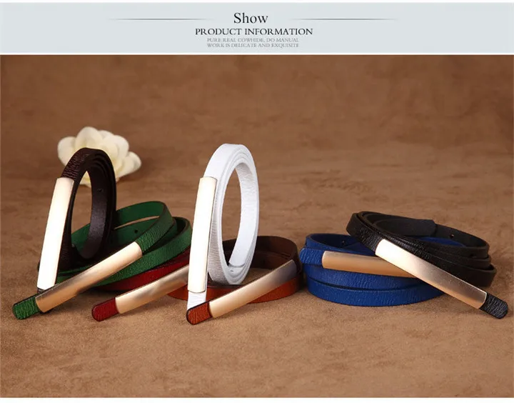 COWATHER Exquisite fashion style women belts cow genuine leather high grade quality alloy buckle new desgin free shipping