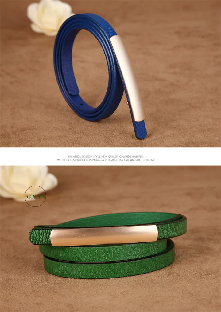 COWATHER Exquisite fashion style women belts cow genuine leather high grade quality alloy buckle new desgin free shipping