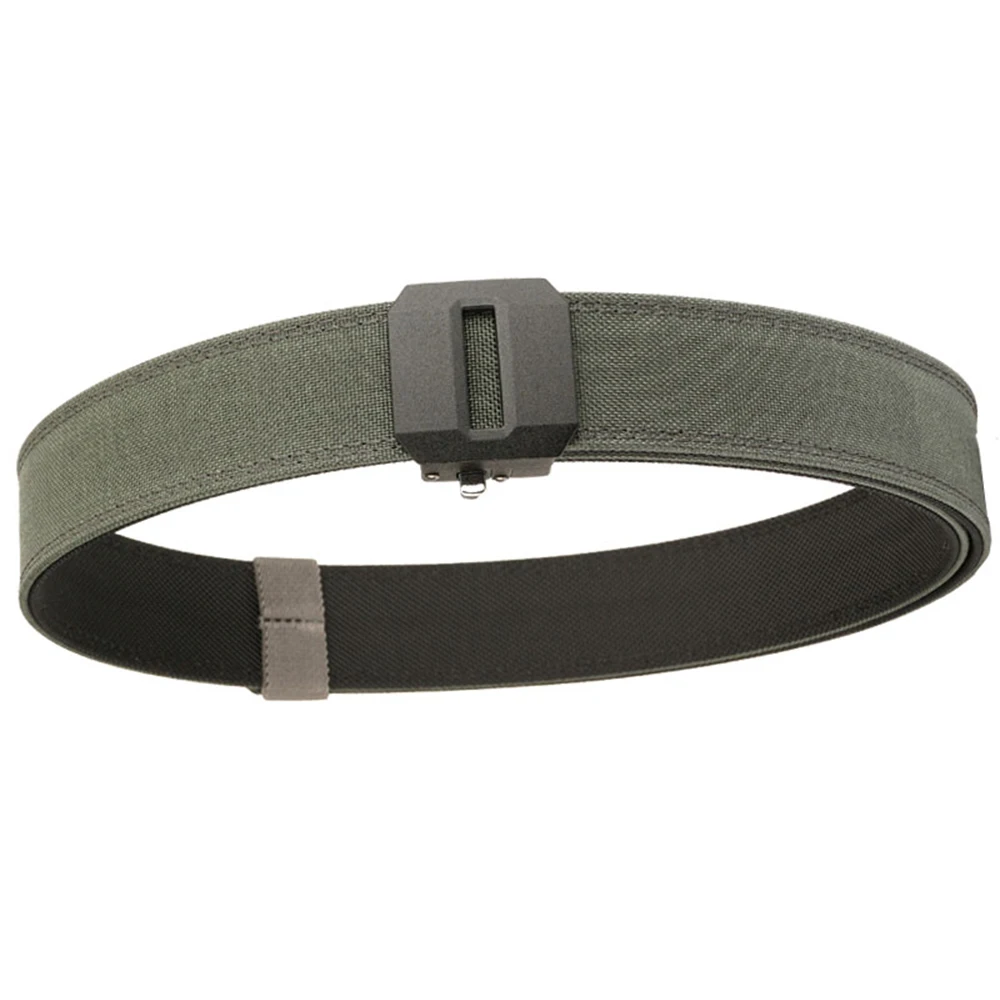 TUSHI New Hard Tactical Belt for Men Gun Belt EDC Metal Automatic Buckle IPSC Nylon Outdoor Sports Girdle Male Military Belt