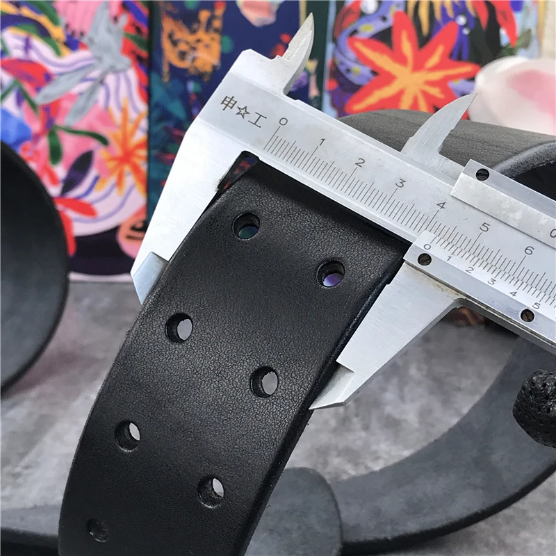 Double Pin Vintage Belt Buckle Super Wide 4.2CM Genuine Leather Men Belt Luxury Ceinture Homme Jeans Cinturon Mujer MBT0018