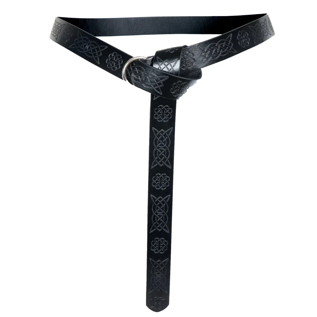 UYEE Renaissance Viking Belt Medieval Vintage Waist Bag Faux Leather Bracers Accessories for Halloween LARP Cosplay Belt