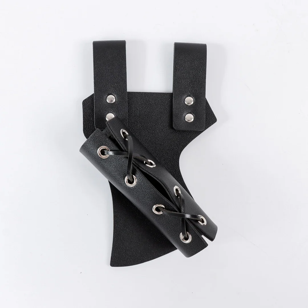 UYEE Renaissance Viking Belt Medieval Vintage Waist Bag Faux Leather Bracers Accessories for Halloween LARP Cosplay Belt