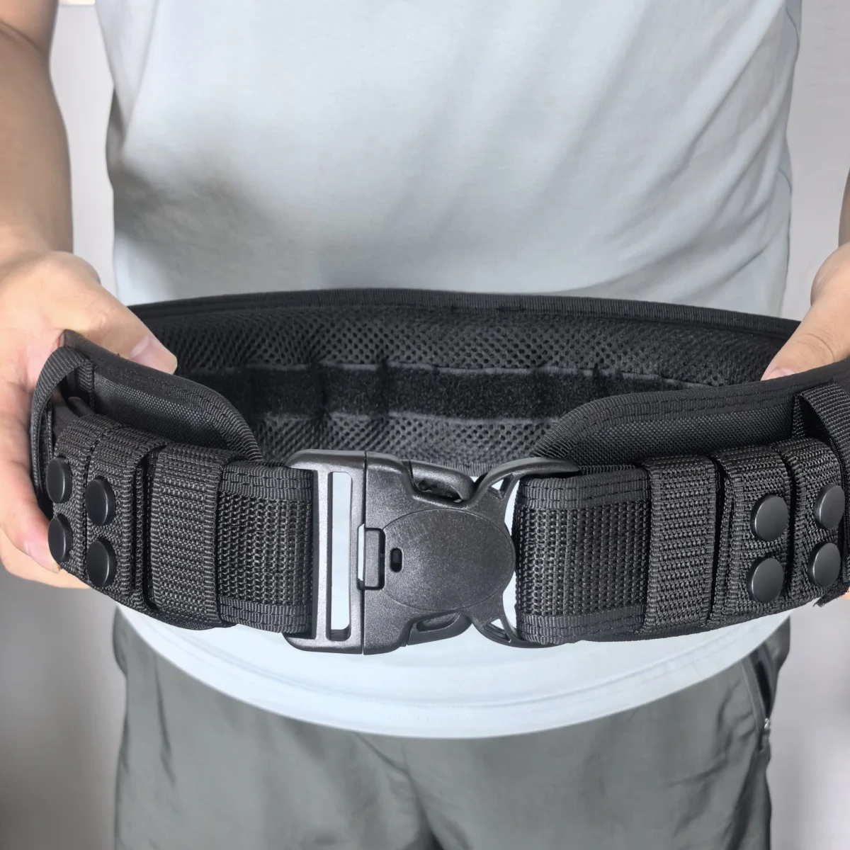 5cm wide slightly hard,thick outdoor waistband buckle multifunctional tactical waistband nylon Velcro outer waistband waist seal