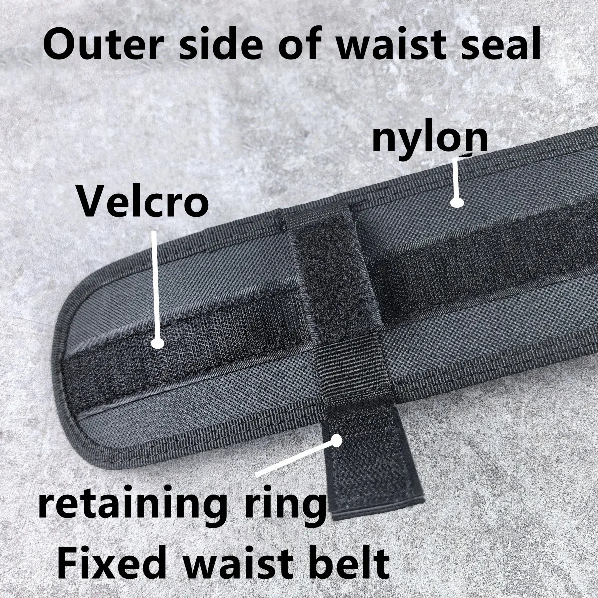 5cm wide slightly hard,thick outdoor waistband buckle multifunctional tactical waistband nylon Velcro outer waistband waist seal