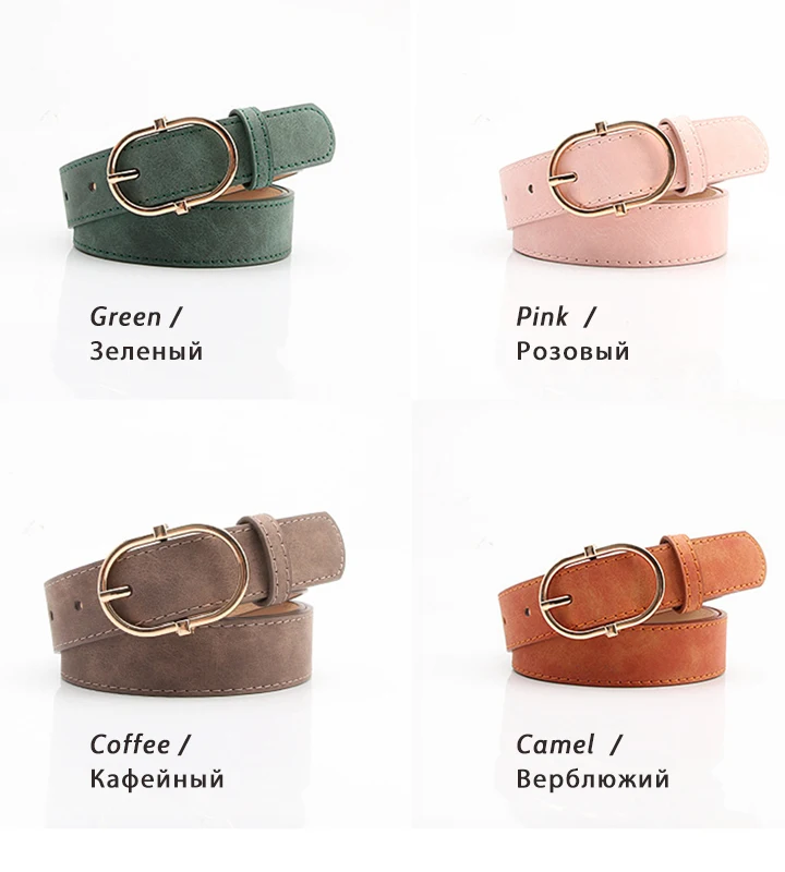 Maikun New Women's Belt With Alloy Pin Buckle Soft And Comfortable Jeans Belt Girls' Clothing Belt