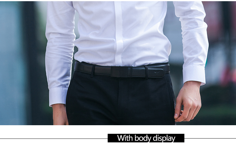 COWATHER Good mens belt luxury high quality cow genuine leather belts for men automatic buckle fashion waist male
