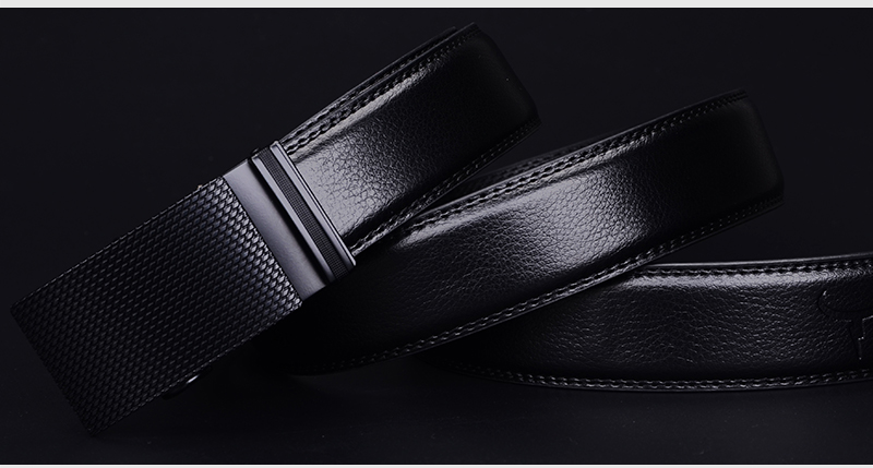 COWATHER Good mens belt luxury high quality cow genuine leather belts for men automatic buckle fashion waist male