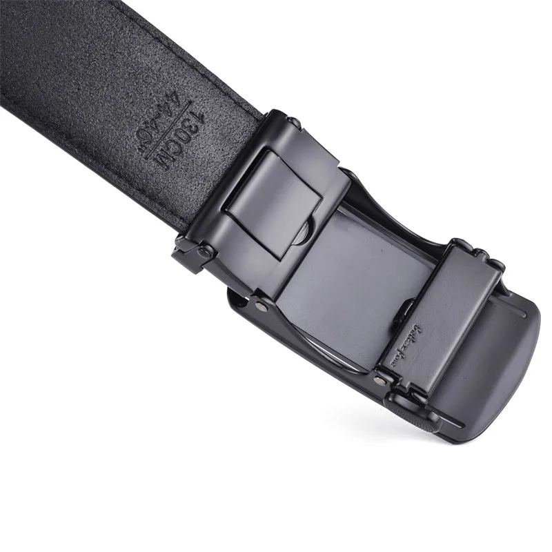 Ratchet Dress Genuine Leather Belts for Men with Automatic Buckle