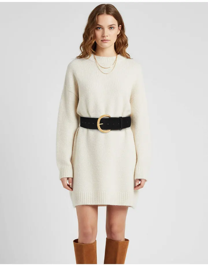 Maikun Wide Suede Belts For Women Ladies Chunky Waistband Fashion For Dress with Gold Buckle