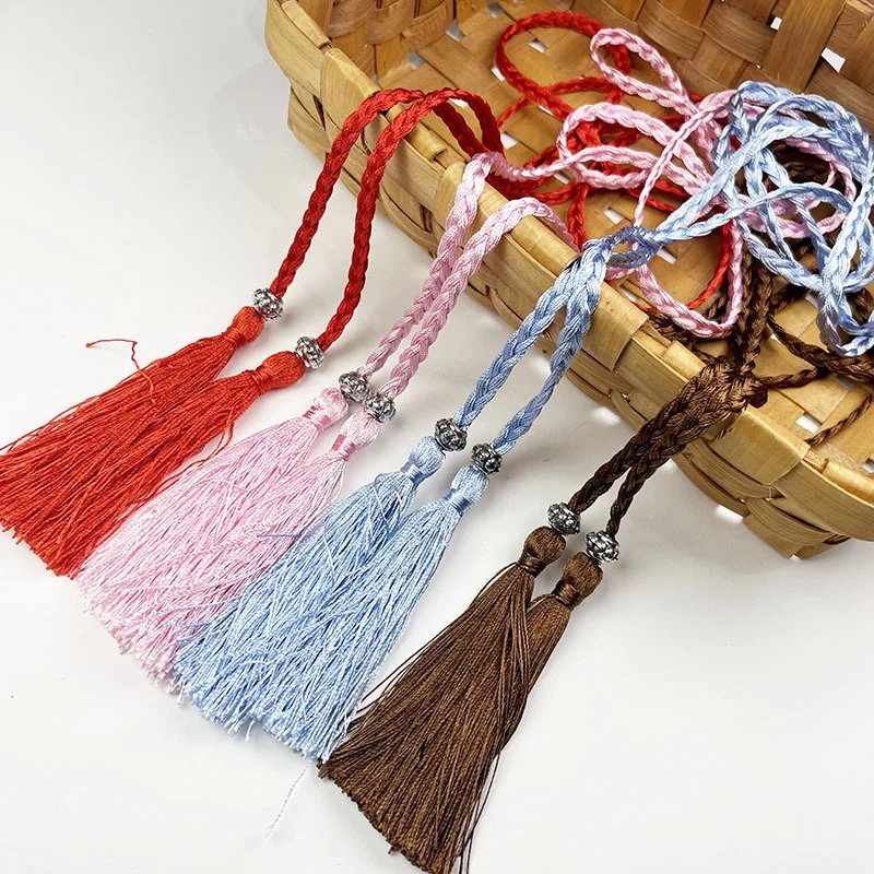 Ladies Belts Fashion Chinese Braided Style Woven Tassel Belt Women's Bohemian Tassel Waistband Waist Rope Dress Accessories