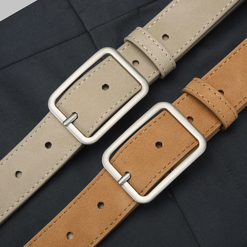 Fashionable And Multi-color Soft Pin Buckle Belt Retro Simple Women's Skirt Sweater Accessories Trendy Women's Birthday Gifts