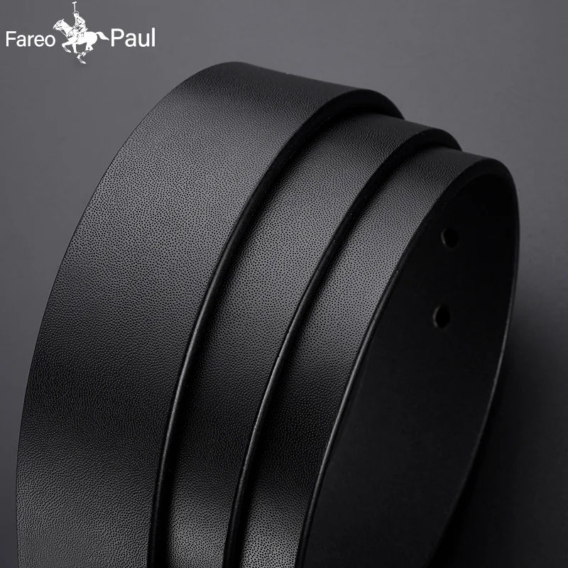New Leather Cowhide Men's Belt Fashion Metal Alloy Pin Buckle Adult Luxury Brand Jeans Business Casual Waist Male Strap Brand