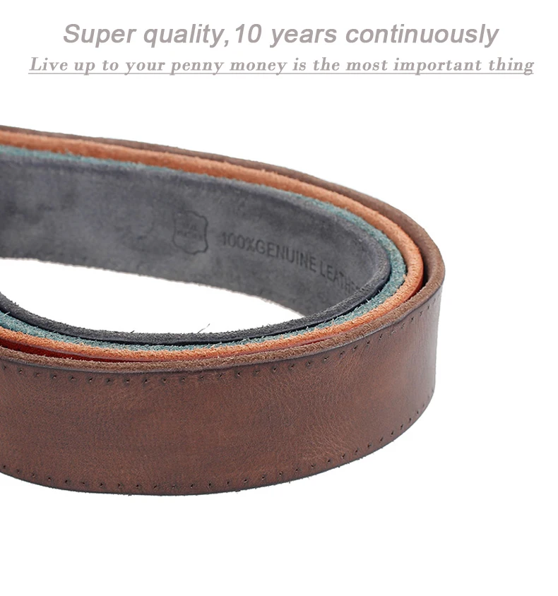 MEDYLA Men's Belt Natural Skin Cowhide Belt Vintage Alloy Pin Buckle Jeans Belts Strap Casual Leather Belt For Men DSW533