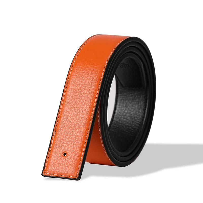 NEW Luxury Brand LIJIJIARU Belts Men High Quality Pin Buckle Male Strap Genuine Leather Waistband Ceinture belt ,No Buckle 3.8cm