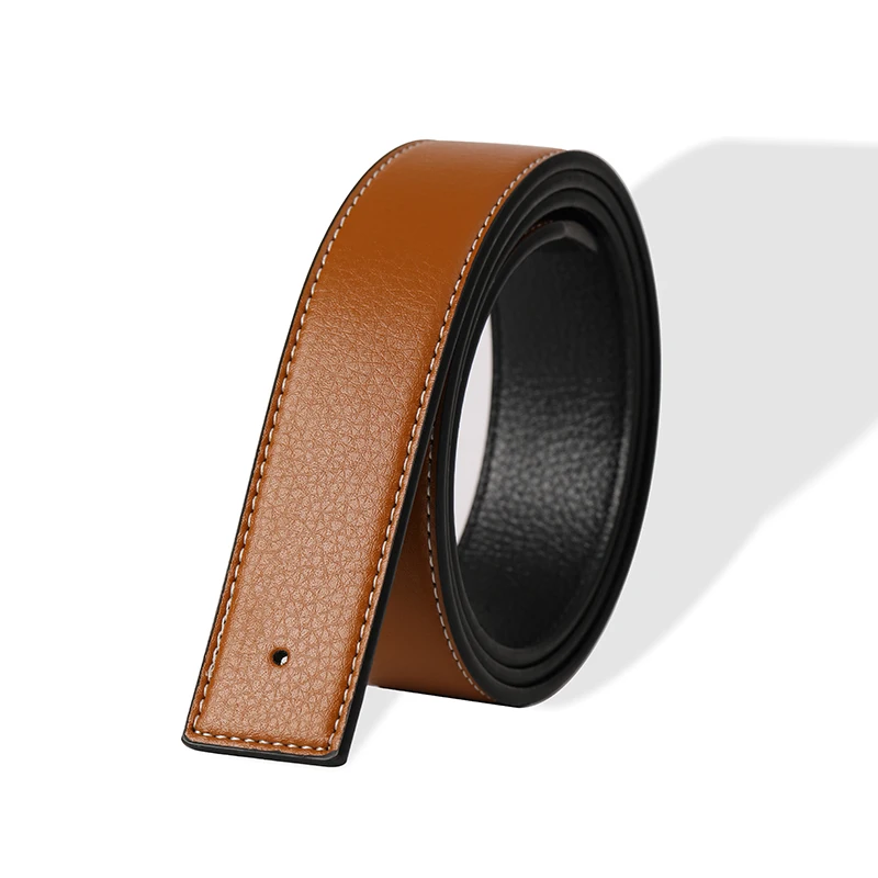 NEW Luxury Brand LIJIJIARU Belts Men High Quality Pin Buckle Male Strap Genuine Leather Waistband Ceinture belt ,No Buckle 3.8cm