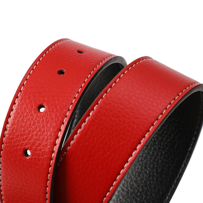 NEW Luxury Brand LIJIJIARU Belts Men High Quality Pin Buckle Male Strap Genuine Leather Waistband Ceinture belt ,No Buckle 3.8cm