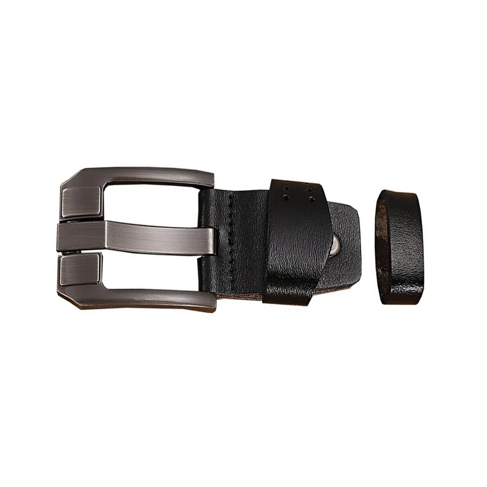 1Pc Men's Wide Alloy Belt Head New Pin Belt Buckle Men's Metal Clip Buckle Handmade Replacement Leather Craft Accessories