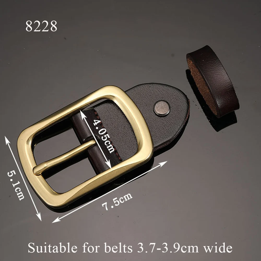 1Pc Men's Wide Alloy Belt Head New Pin Belt Buckle Men's Metal Clip Buckle Handmade Replacement Leather Craft Accessories