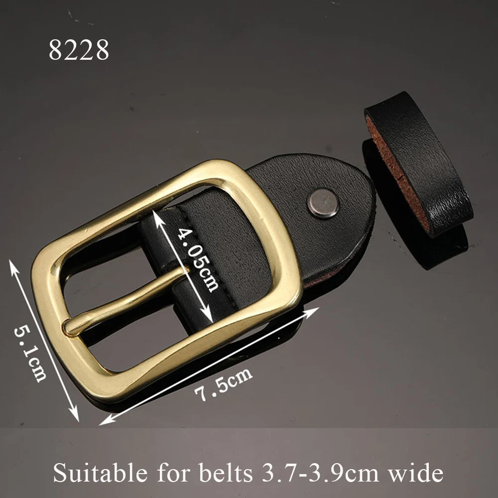 1Pc Men's Wide Alloy Belt Head New Pin Belt Buckle Men's Metal Clip Buckle Handmade Replacement Leather Craft Accessories