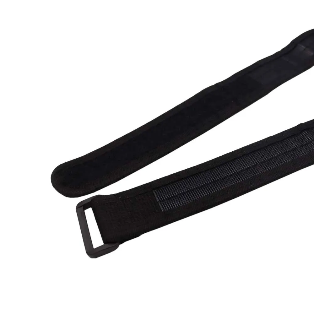 Tactical Adjustable Hunting Belt Airsoft Shooting Waistband Black Nylon Hook-and-Loop Belt