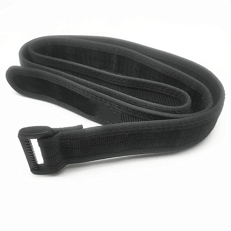 Tactical Adjustable Hunting Belt Airsoft Shooting Waistband Black Nylon Hook-and-Loop Belt