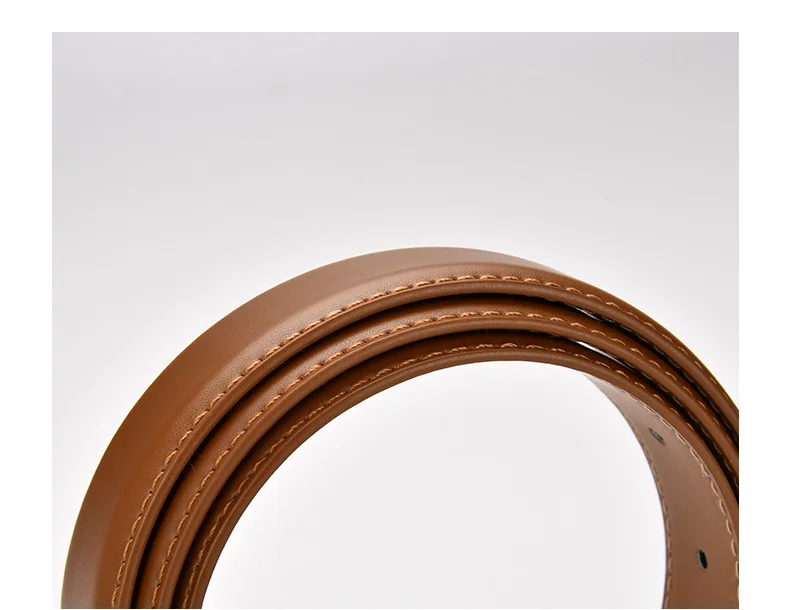 New Women Belt Genuine Leather Luxury Designer Adjustable Belt Buckle Fashion Fine Jeans Dress Waistband Girl High Quality Belts