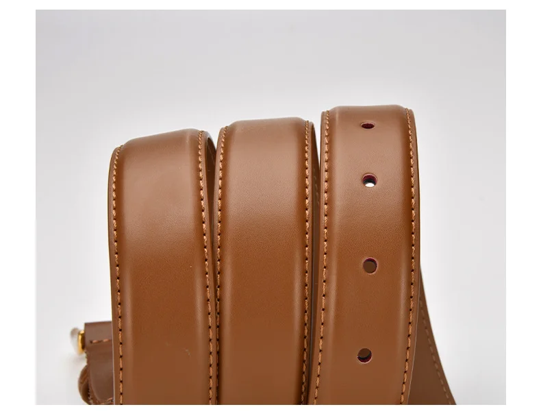 New Women Belt Genuine Leather Luxury Designer Adjustable Belt Buckle Fashion Fine Jeans Dress Waistband Girl High Quality Belts
