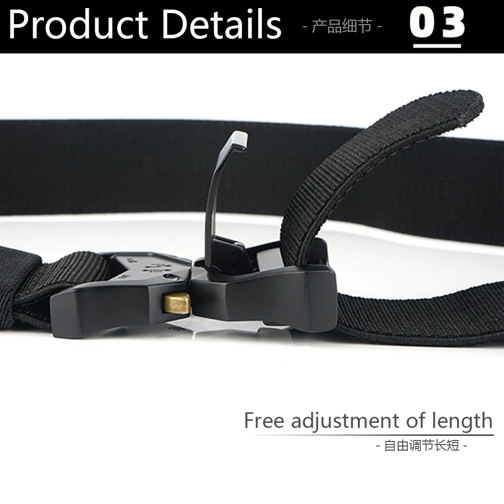 TUSHI Elastic Jeans Belt For Men Aluminum Alloy Pluggable Buckle Training Tactical Belts Comfortable High Quality Male Belt