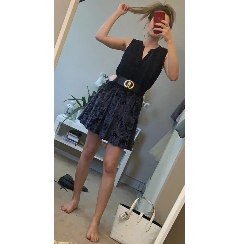 Women Skinny Elastic Belt Ladies Fashion Alloy Buckle Plus Size Stretchy Wide Waist Belt for Dresses