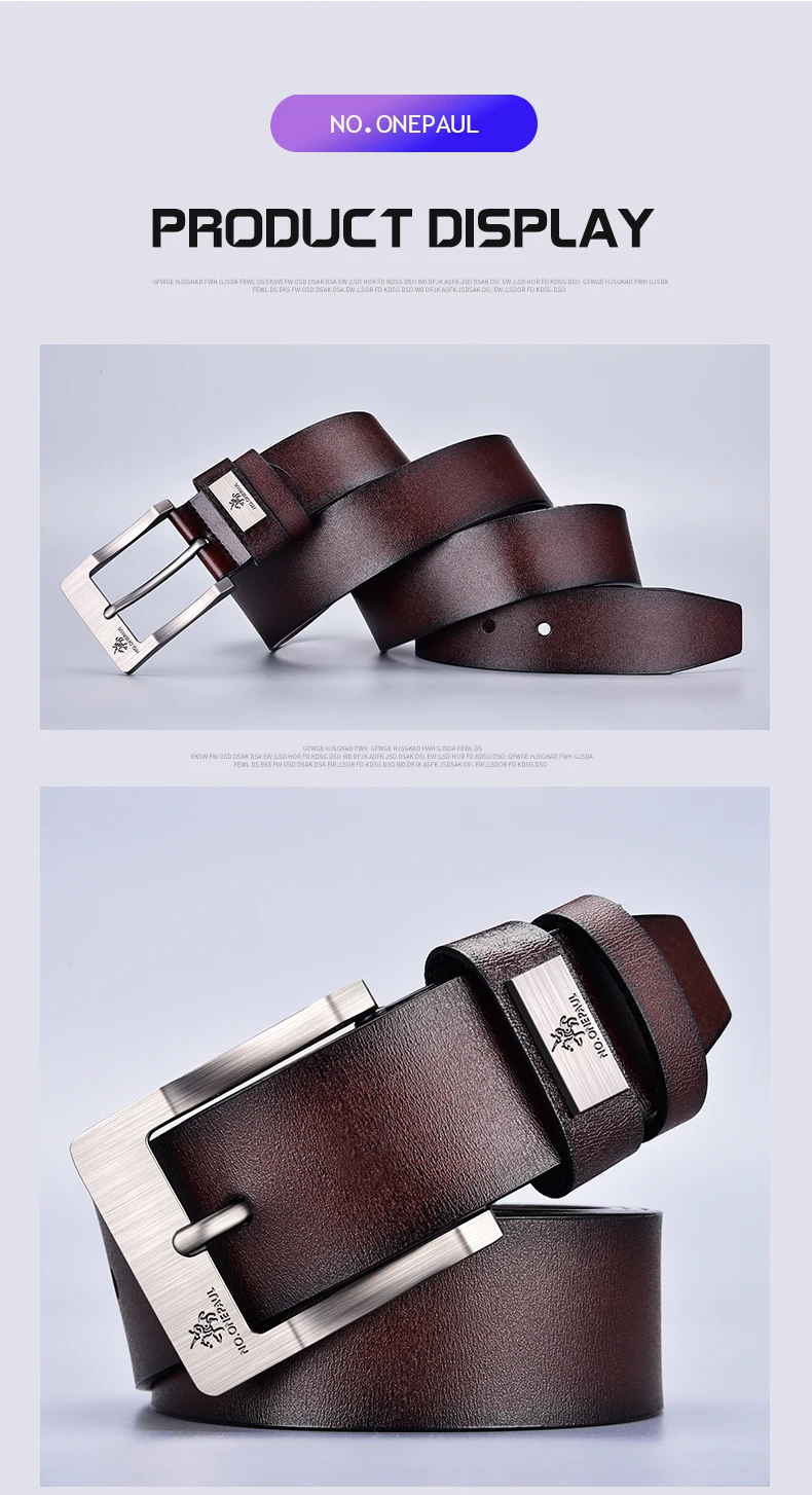 2023New Men's Cow Leather Belts Luxury Strap Male Belts For Fashion Classice Vintage Pin Buckle Men Belt High Quality