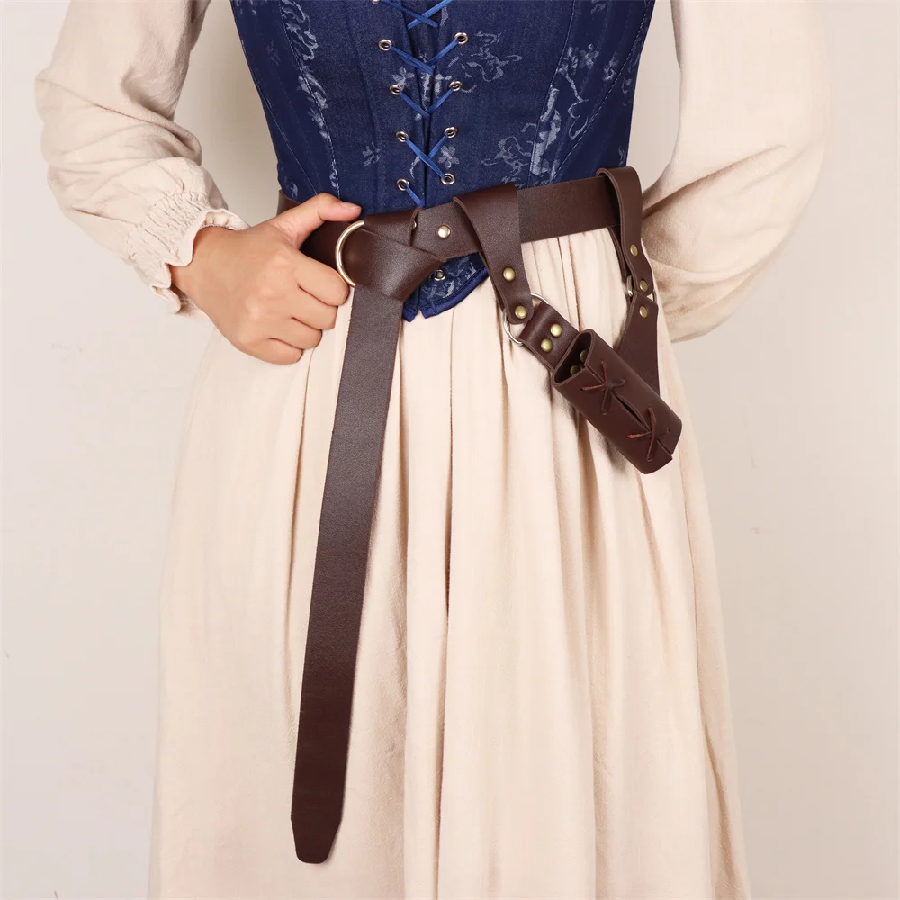 Medieval Belt Sword Sheath Knight Waist Scabbard Costume for Cosplay Stage Cutlass Dagger Party Costume Fencing Katana Belts