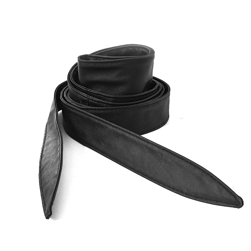 New Wide Waistband Ladies Fashion Decorative Ribbon Bow Tie Women Fashion White Belt Soft and Comfortable Designer Belt Green