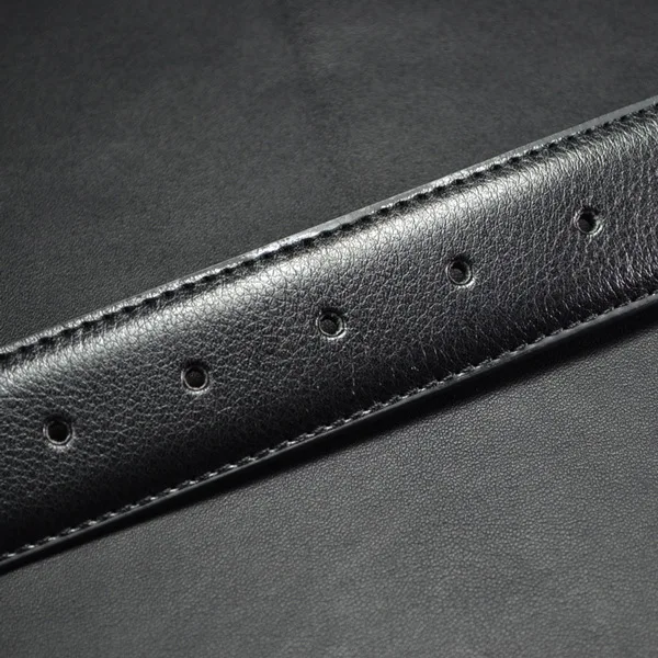 Men's Belt 100% Pure Cowhide Buckle Belts No Buckle Men High Quality Male Genuine Leather Belt with Holes High Quality 3.5cm