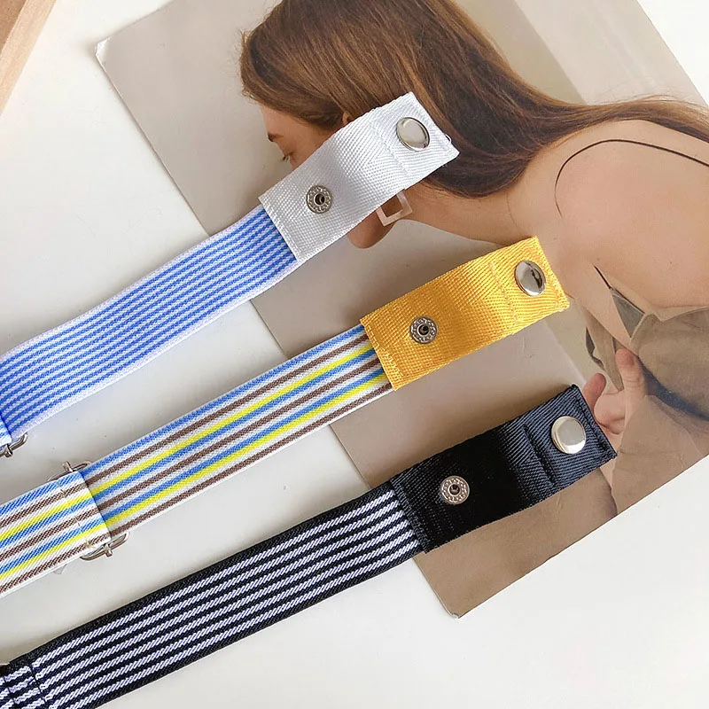 29 Colors No Buckle Elastic Belt for Women Men Unisex Stretch Belt for Pants Jeans Casual Buckle Free Adjustable Invisible Belt