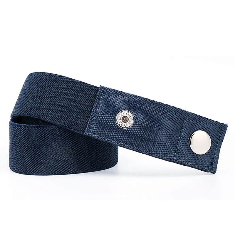 29 Colors No Buckle Elastic Belt for Women Men Unisex Stretch Belt for Pants Jeans Casual Buckle Free Adjustable Invisible Belt