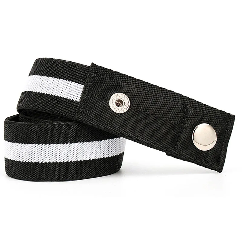 29 Colors No Buckle Elastic Belt for Women Men Unisex Stretch Belt for Pants Jeans Casual Buckle Free Adjustable Invisible Belt