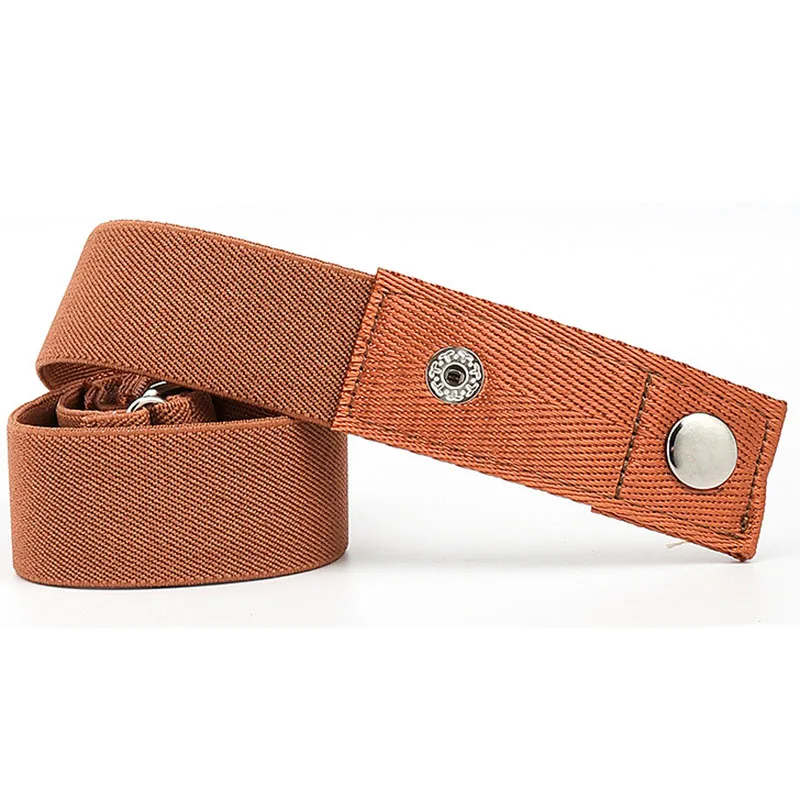 29 Colors No Buckle Elastic Belt for Women Men Unisex Stretch Belt for Pants Jeans Casual Buckle Free Adjustable Invisible Belt