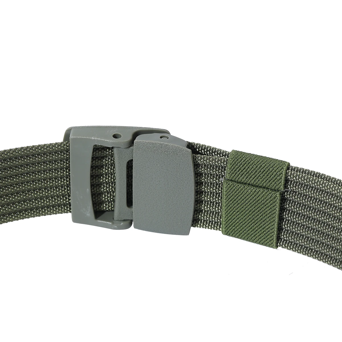 Men Female Belts Military Nylon Adjustable Belt Men Outdoor Travel Tactical Waist Belt with Plastic Buckle for Pants 130cm
