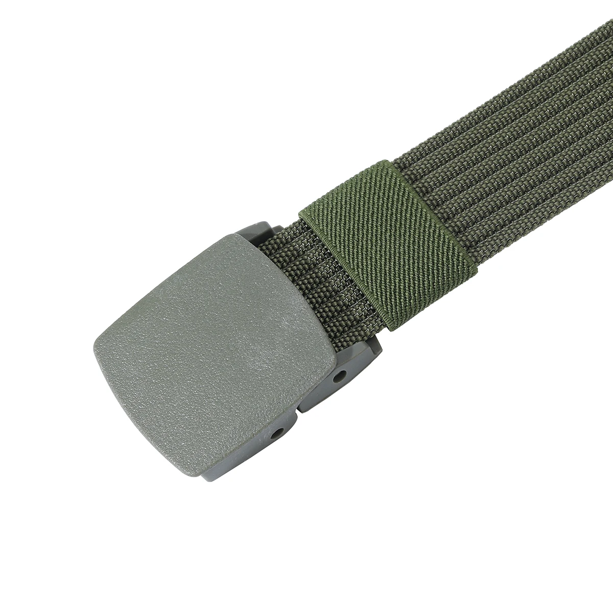Men Female Belts Military Nylon Adjustable Belt Men Outdoor Travel Tactical Waist Belt with Plastic Buckle for Pants 130cm